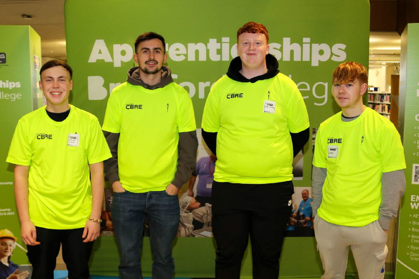 NPS apprentices attend Apprenticeship Games at Bradford College