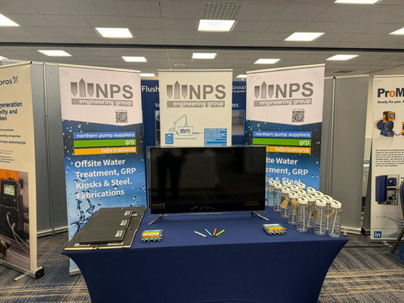 NPS display stand at the United Utilities Conference Runcorn 2026